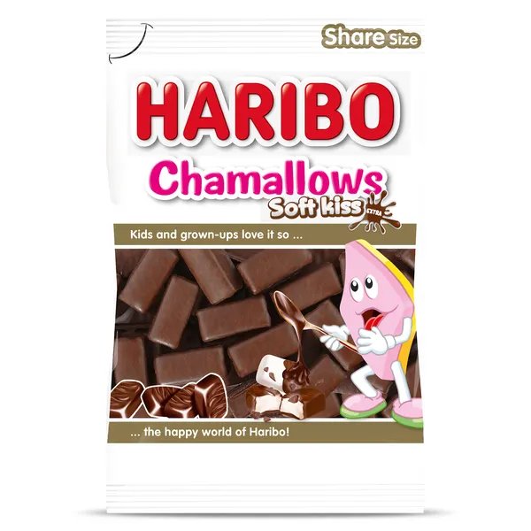 Nubes de chocolate soft kiss Haribo 175 g 2