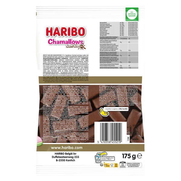 Nubes de chocolate soft kiss Haribo 175 g 3