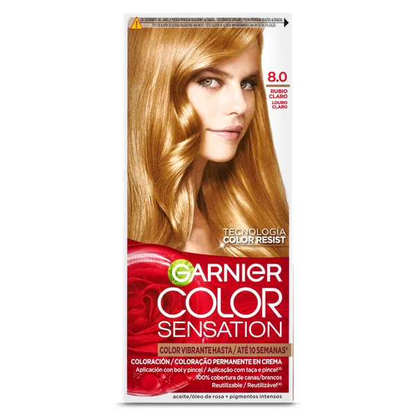 Tinte rubio claro nº8 Color sensation caja 1 unidad 2