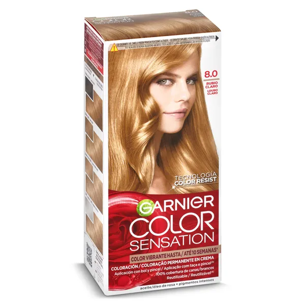 Tinte rubio claro nº8 Color sensation caja 1 unidad