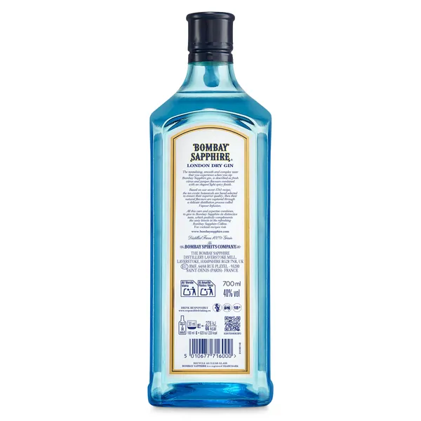 Ginebra Bombay botella 70 cl 2
