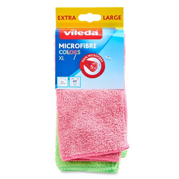 Bayeta microfibra multiusos Vileda bolsa 2 unidades