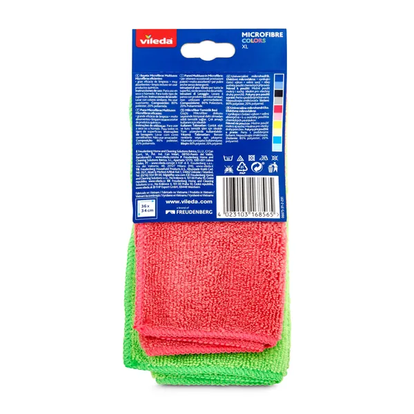 Bayeta microfibra multiusos Vileda bolsa 2 unidades 2