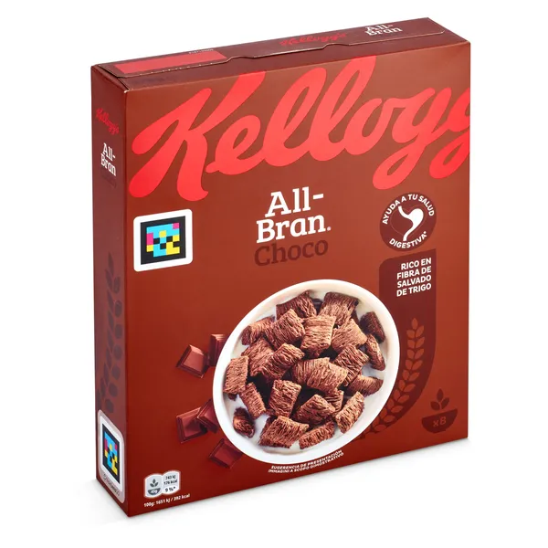 Cereales con chocolate Kellogg's All-Bran caja 375 g