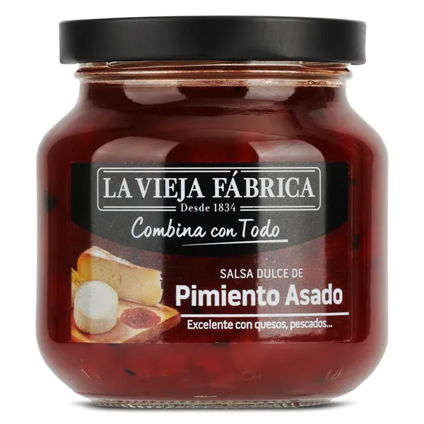 Salsa dulce de pimiento asado La vieja fábrica 280 g 2