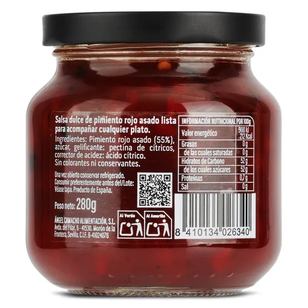 Salsa dulce de pimiento asado La vieja fábrica 280 g 3