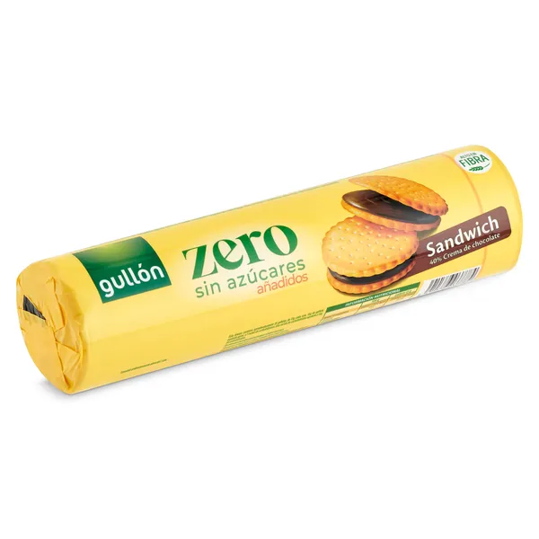 Galletas sándwich con chocolate sin azúcares Gullón caja 250 g 3