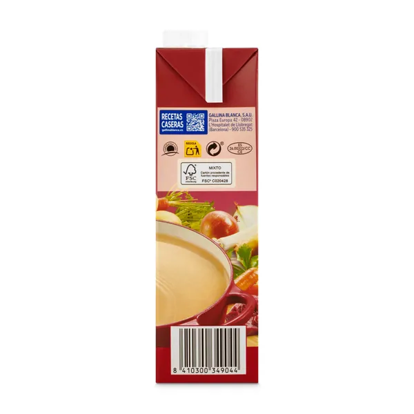 Caldo casero de carne 100% natural Gallina Blanca brik 1 L 4