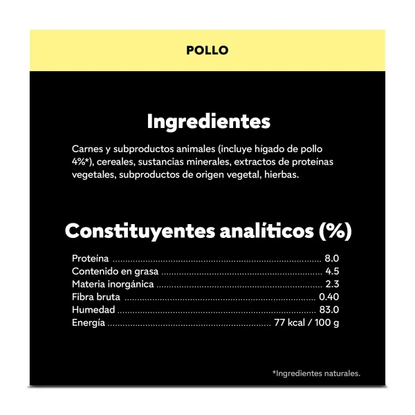 Paté para perros con pollo Cesar 150 g 3