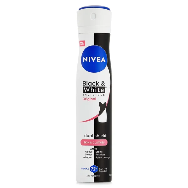 Desodorante invisible black & white Nivea 200 ml 2