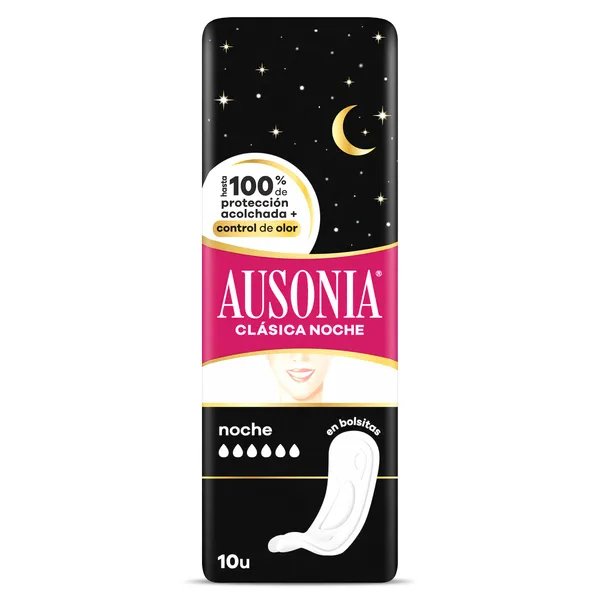 Compresas noche super plus Ausonia bolsa 9 unidades 2