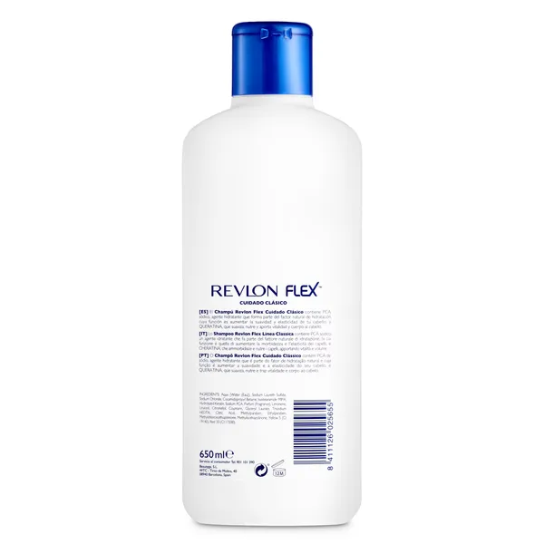 Champú con keratina para cabello normal Flex 650 ml 3