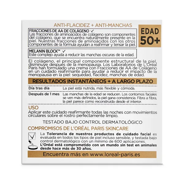 Crema hidratante noche pieles maduras L'Oréal 50 ml 4