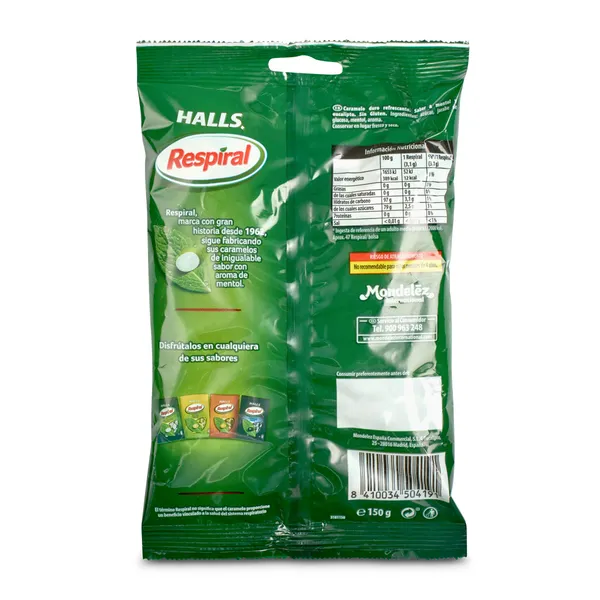 Caramelos de eucalipto y mentol Respiral bolsa 150 g 2
