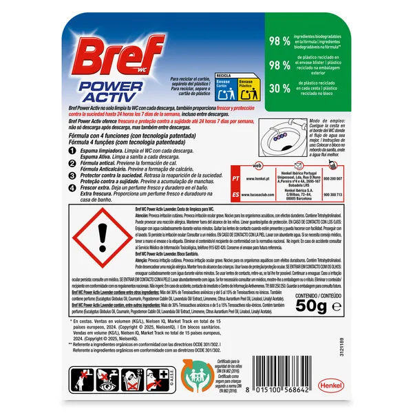 Colgador WC lavanda Bref 1 unidad 3