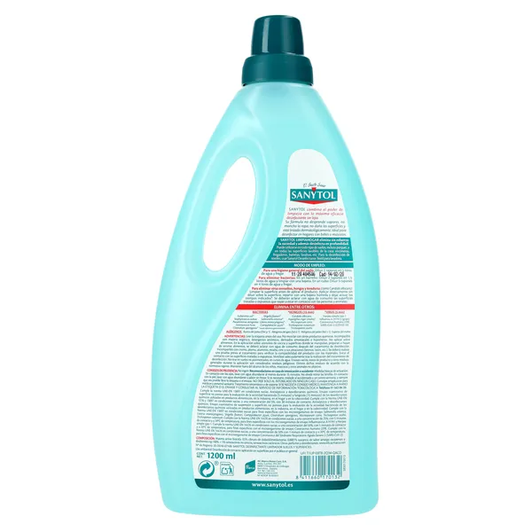 Desinfectante para suelo y superficies Sanytol 1,2 L 3