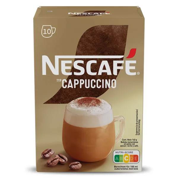 Cafe capuccino Nescafé caja 140 g 2