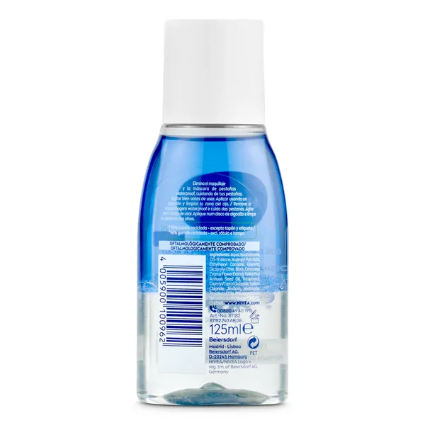 Desmaquillador de ojos doble acción Nivea bote 125 ml 2
