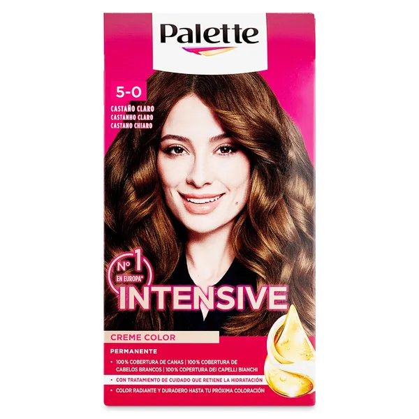 Tinte castaño claro N.º 5 Palette Intensive caja 1 unidad 2