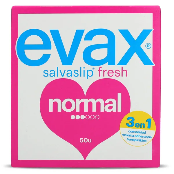 Protegeslips fresh normal Evax caja 50 unidades 2