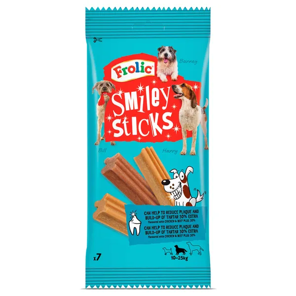 Snack para perros smiley sticks Frolic 175 g 2