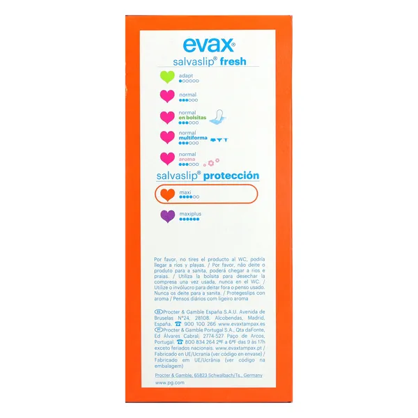 Protegeslips protección maxi Evax caja 40 unidades 3