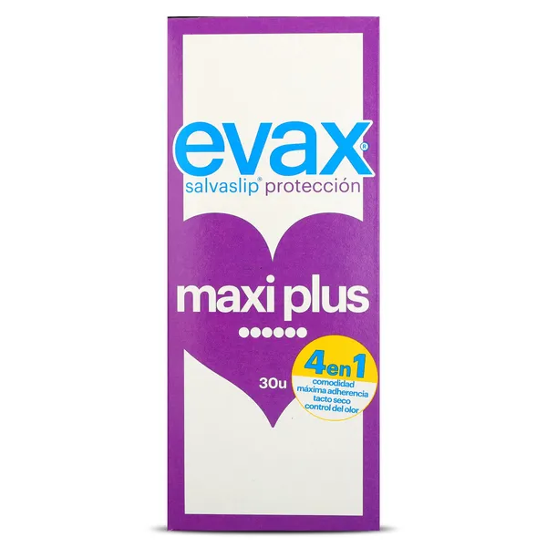Protegeslips protección maxi plus Evax caja 30 unidades 2