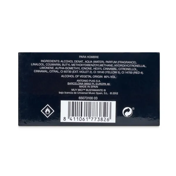 Colonia muy mío Bustamante frasco 100 ml 2