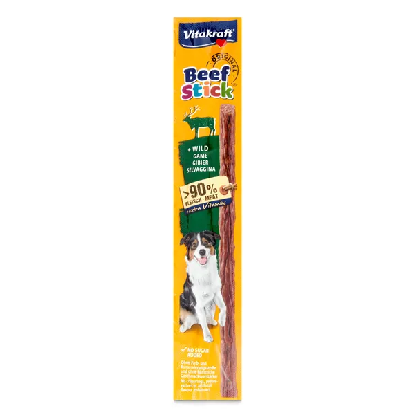 Snack para perros beef stick de caza Vitakraft 12 g
