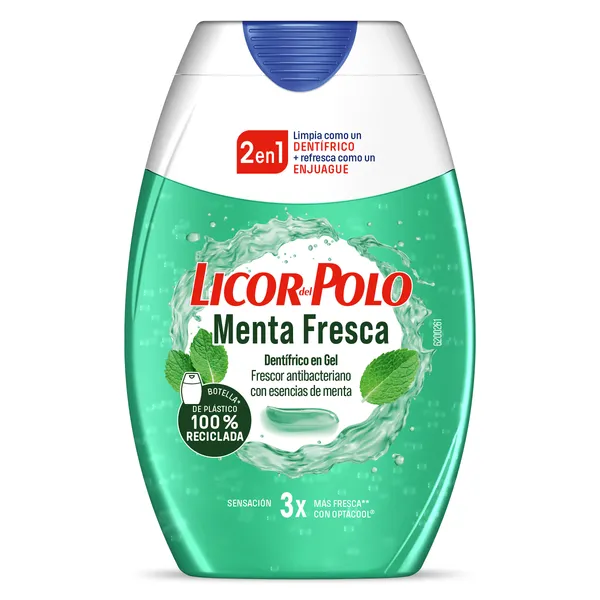 Pasta de dientes dos en uno menta fresca Licor del polo 75 ml 2