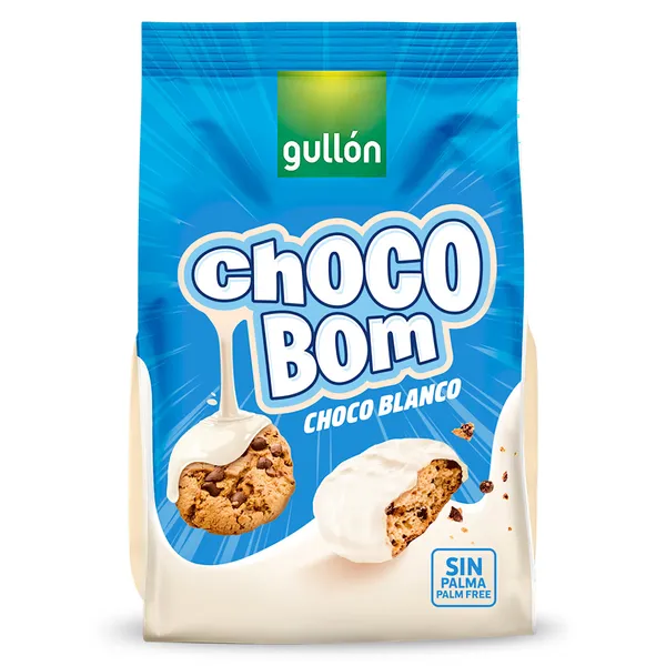 Galletas chocobom chocolate blanco bolsa 100 g 2