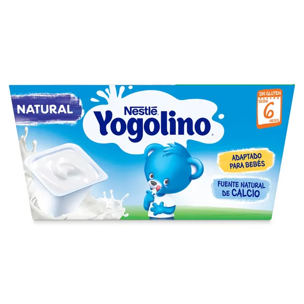 Postre lácteo natural Nestlé Yogolino pack 4 x 100 g 2
