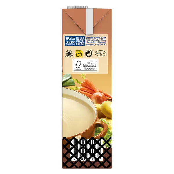 Caldo de pollo Gallina Blanca 2 x 1 L 3