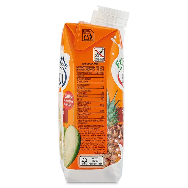 Bebida de zumo de frutas y leche tropical Don Simón brik 3 x 330 ml 3
