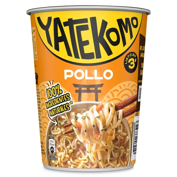 Noodles de pollo Gallina Blanca Yatekomo 60 g