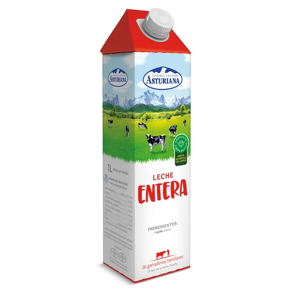 Leche entera Asturiana 1 L 2
