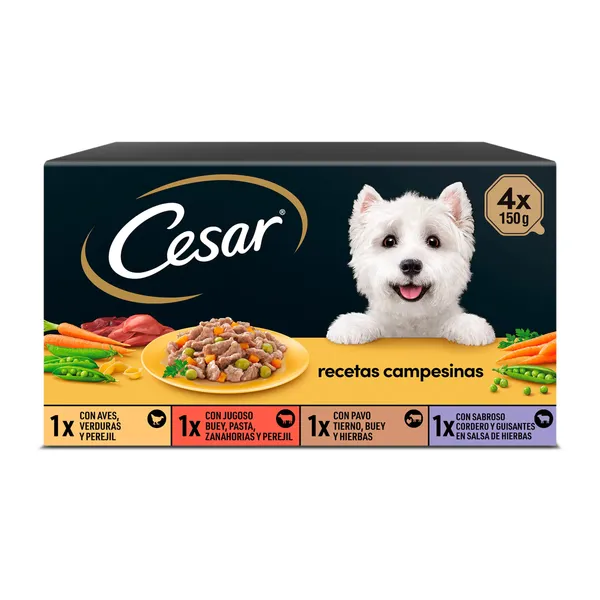Alimento para perros completo Cesar caja 600 g 2