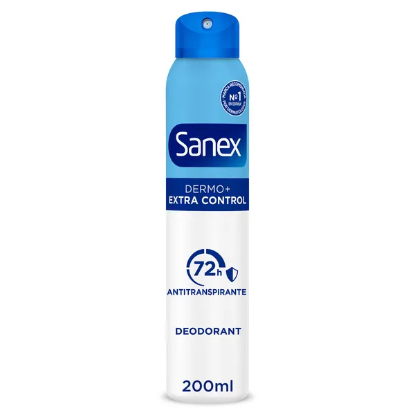 Desodorante dermo extra control Sanex 200 ml 2