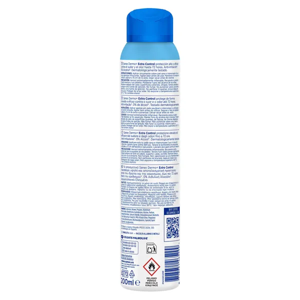 Desodorante dermo extra control Sanex 200 ml 3