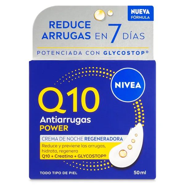 Crema facial de noche plus antiarrugas Nivea frasco 50 ml 2