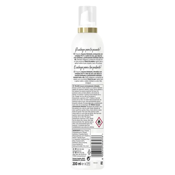 Espuma rizos definidos Pantene spray 200 ml 2