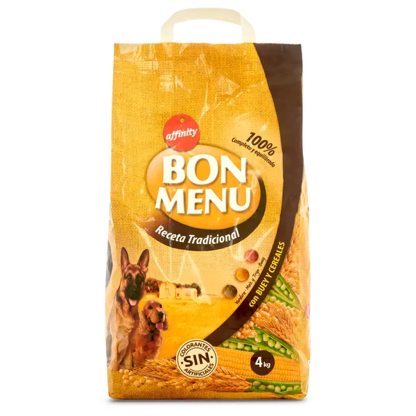 Alimento para perros receta tradicional Bon Menu 4 Kg 2