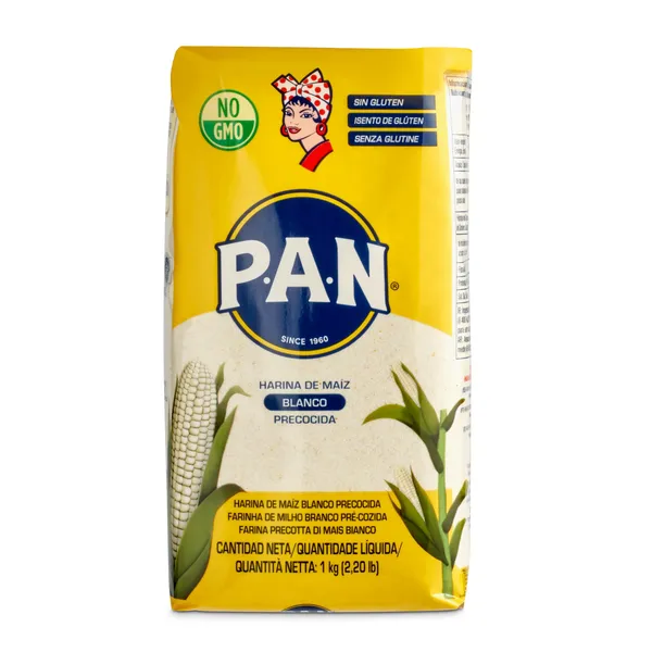 Harina de maíz blanco PAN 1 Kg 2