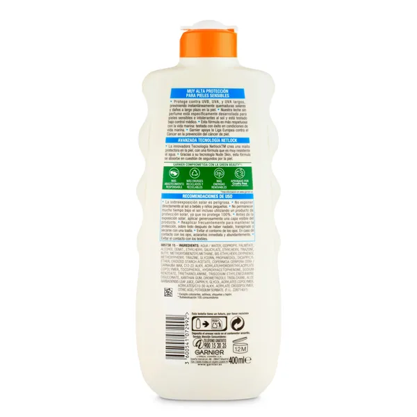 Leche solar protectora sensitive advanced spf 50 Delial bote 400 ml 2