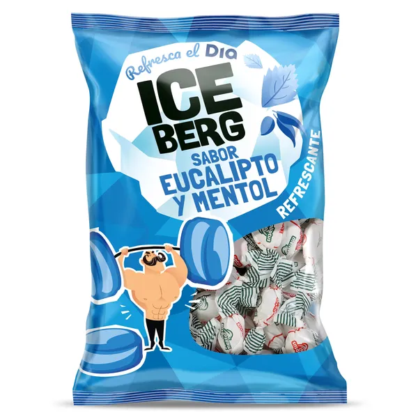 Caramelos de eucalipto y menta Iceberg de Dia 300 g 2