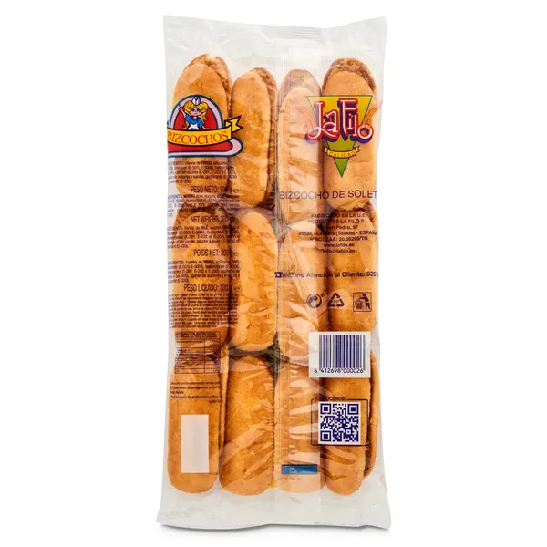 Bizcocho de soletilla Filo bolsa 300 g 2