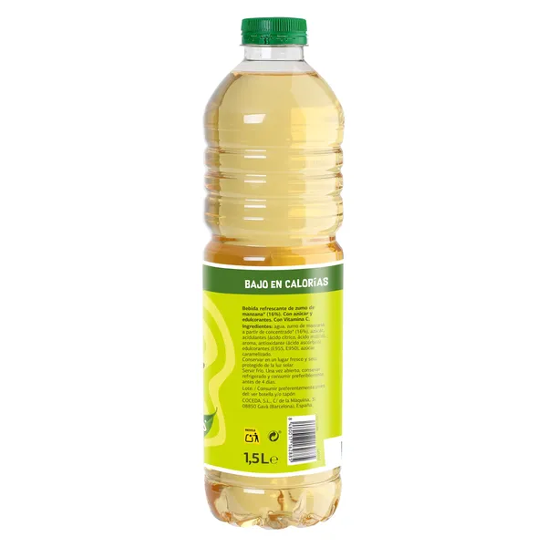 Refresco de manzana sin gas Dia Upss 1,5 L 3