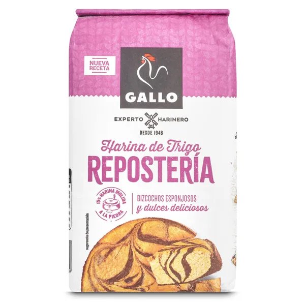 Harina de trigo para repostería Gallo 1 Kg 2