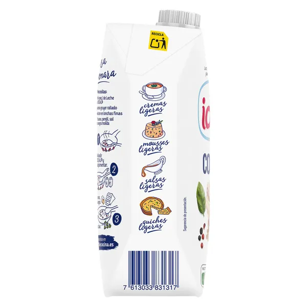 Leche evaporada Ideal brik 525 g 3