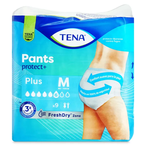 Pants de incontinencia plus talla M Tena bolsa 9 unidades 2